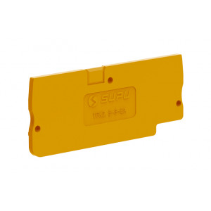 Торцевая крышка TPK2.5-3-OG-EA, Торцевая крышка, для клемм TPK2.5-3…, цвет: оранжевый