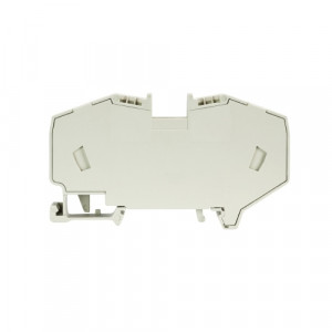 Проходная клемма WKF 16/35, Проходная клемма, тип фиксации провода: пружинный, номинальное сечение: 16 мм кв., 76A, 800V, ширина: 12 мм, цвет: серый, тип монтажа: DIN35