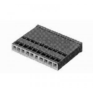 1-87175-3, Проводные клеммы и зажимы CONN HOUSING 6 POS SINGLE ROW