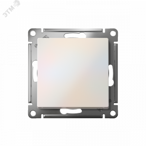 Переключатель перекрестный 1-кл. СП AtlasDesign 10А IP20 (сх. 7) 10AX механизм жемчуж. SE ATN000471