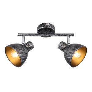 Светильник настенно-потолочный спот Eho 7031-702 2 х E14 40 Вт поворотный Б0047129