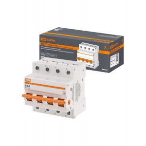 Выключатель нагрузки (мини-рубильник) ВН-32 4P 63A Home Use SQ0211-0137