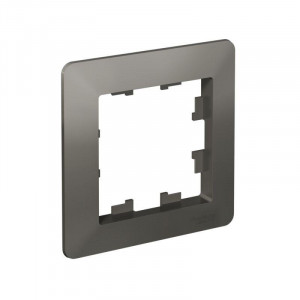 ATLASDESIGN AIR 1-постовая РАМКА, СТАЛЬ/дымчатый черный ATN220901