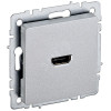 BRITE Розетка HDMI РHDMI-0-БрА алюминий BR-H10-K47