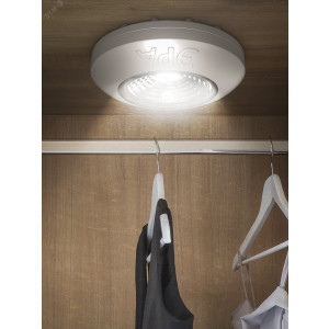 Светодиодный фонарь подсветка ПушлайтSB-504Аврора самоклеящийся 3шт серебристый Б0029184 Б0031043