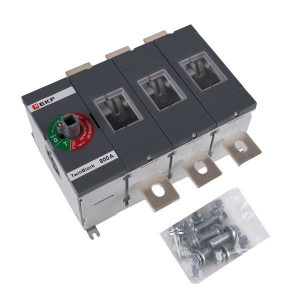 Рубильник 3п 800А без рукоятки управления TwinBlock PROxima tb-s-800-3p