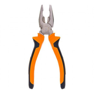 Плоскогубцы (пассатижи) 180мм двухкомпонентн. рукоятки никелир. 73/6/3/7