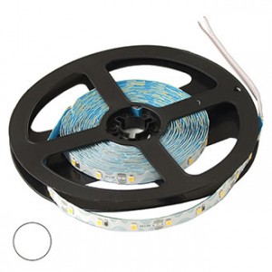 S-2835 300LED IP33 12V WHITE, Светодиодная лента S-2835 300 LED, IP33, 12 В, цвет белый тёплый, длина 5 м