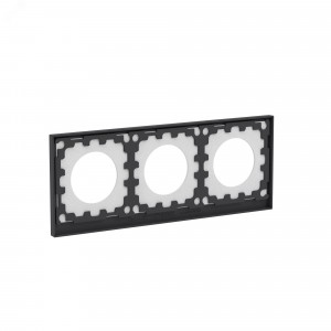 Рамка 3 поста IP44, KANT, черный уголь 7012946