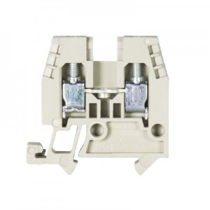 Проходная клемма (MINI) WKM 2,5/15, Проходная клемма, MINI, боковой подвод кабеля, 2 точки подключения, тип фиксации провода: винтовой, номинальное сечение: 2,5 мм кв., 25A, 500V, ширина: 5 мм, цвет: серый, тип монтажа: DIN15