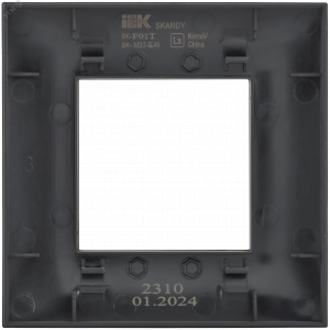 SKANDY Рамка 1-местная SK-F01T титан IEK SK-M12-K48