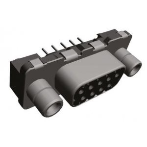 4-338313-2, Разъем D-Sub (розетка) на плату 9 контактов