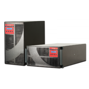Онлайн ИБП ДКС серии Solo MD, 10000 ВА/9000 Вт, 1/1, Rack 5U, RS-232, EPO, 6xIEC C13, 4xIEC C19 + клеммная колодка, 20x9Ач SOLOMD10A10