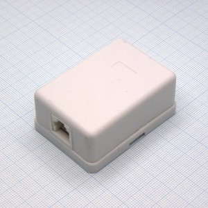 TJ6P4C SURFACE 58x42x24 бел., TJ6P4C розетка на панель