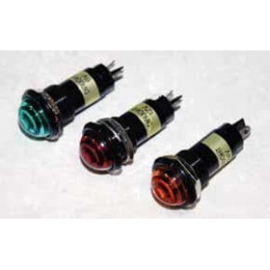 616-1132-130F, Светодиодные панельные индикаторы Red 16mm 12 VDC