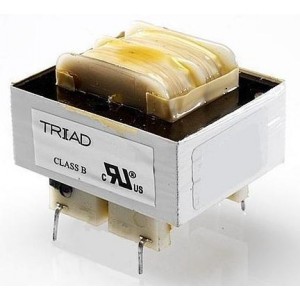 F36-350, Силовые трансформаторы Power Transformer, PC Mount, 12 V A, 18/36VDC (Nominal Secondary) Output, 36VDC CT at 0.35A Secondary in Series, 18VDC at 0.7A Secondary in Parallel, 6Pin