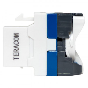 Модуль Keystone TERACOM CS Cat.5E неэкранированный 110 IDC 180 градусов самозажимной (Toolless) серый TRCS-KSTN-RT180-5EUTP-GY