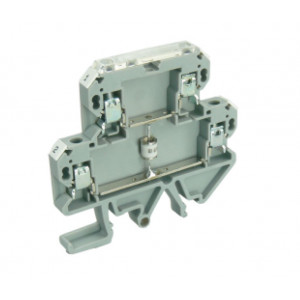 Устройство защиты от ПП UDK-UQA 220VAC, Устройство защиты от перенаряжений, тип защиты: газонаполненный разрядник, степень разрядного тока: большая, номинальное напряжение: 220V AC, номинальный ток: 20A, ширина: 6,2 мм, сечение обслуживаемых проводников: 0,5 - 4 мм кв., винтовая фиксация провод