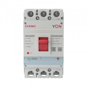 Выключатель автоматический MGS400 3P 320-400A 60kA YON MGS400S-3TAMF0400