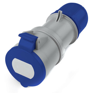 Розетка кабельная с безвинтовыми клеммами IP44 32A 2P+E 230В DIS3133243F