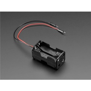 3905, Принадлежности Adafruit  2x2 AA Battery Holder with Premium Jumper Header Wires
