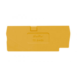 Боковая крышка TC1.5-4-OG-EA, Крышка боковая, для клемм TC1.5-4-..., цвет: оранжевый