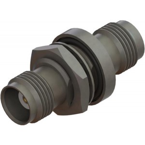 SF4587-6003, РЧ адаптеры - внутрисерийные PTNC F to F Bulkhead Hermetic Adapter