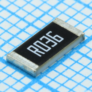 RLP73M3AR036FTDF, Толстопленочный ЧИП-резистор 2512 0.036Ом ±1% 2Вт