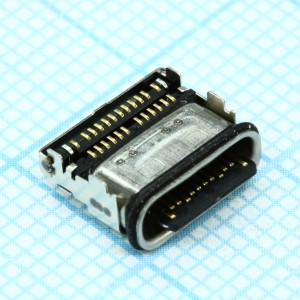 2305018-2, Разъем USB тип С, угловой для поверхностного монтажа