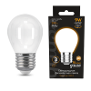 Лампа Filament Шар 9W 590lm 3000К Е27 milky LED 1/10/50 105202109