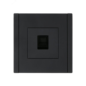 FORTE&PIANO Розетка компьютерная RJ45 кат.6 FP131 черный IEK FP-K10-2-K02