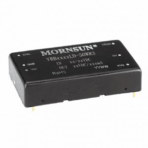 VRB4805LD-50WR3, Преобразователь DC/DC 50 Вт, вход 48(36-75) VDC, выход 5 VDC, 10 A, DIP на плату