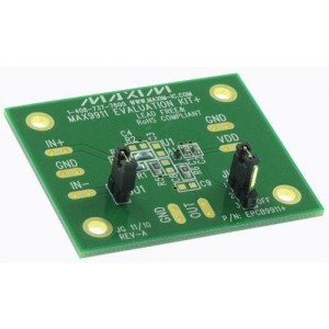 MAX9911EVKIT+, Средства разработки интегральных схем (ИС) усилителей 200kHz 4uA Rail-Rail Op Amp