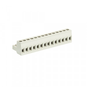 Розеточный разъем на кабель 8213 B/14 OB, Розеточный разъем, угловой, на кабель, шаг: 5.08 мм, 14 полюсов, фиксация провода винтовая, исполнение: без маркировки, 400V, 12А, цвет: серый