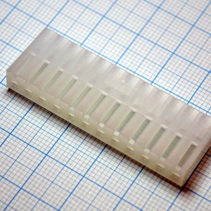 I-DS1072-SCT012, Корпус розетки кабельной шаг 3.96, на 12 контактов, требуются контакты T-DS1072-SC600