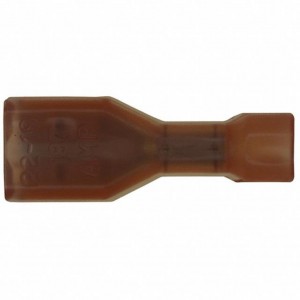 2-520182-2, Наконечник кабельный ножевой (гнездо) обжимной