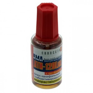 Флюс ЛТИ-120 LUX (кист) 20мл, Флюс для пайки