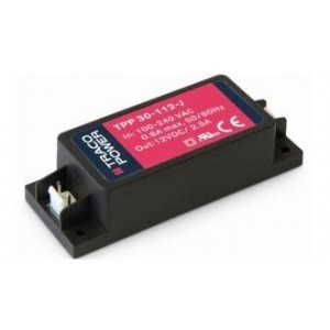 TPP 30-109-J, Модули питания переменного/постоянного тока 30W 9V 3340mA 1.5x3.95 Encap MedPS