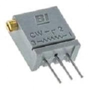 67XR500KLF, Подстроечные резисторы - сквозное отверстие 3/8