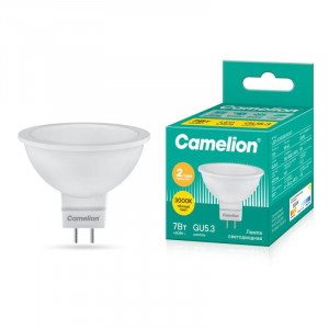 Лампа светодиодная LED7 JCDR/830/GU5.3 7Вт рефлектор матовая 3000К тепл. бел. GU5.3 490лм 170-265В 11656