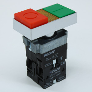 LAY5 I-O NO+NC, Кнопка управление I-O с подсветкой 220В