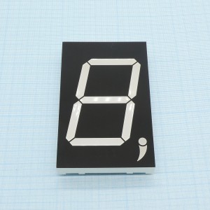 FYS-30011BUHR-11, 1 разрядный индикатор 76мм/красный/645нм/80-150мкд/ОА