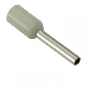 Наконечник штыревой втулочный изолированный НШВИ 0.75-8, Наконечник штыревой втулочный изолированный одинарный 