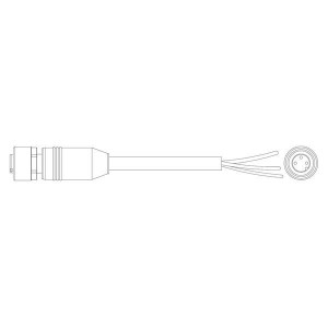 1-2273047-1, Кабели для датчиков / Кабели для приводов 5pos PVC 1.5mM12 strt sckt pig shldA