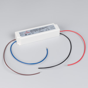 Блок питания ARPV-LV48060-A (48V, 1.3A, 60W) 019010(1), Источник напряжения с гальванической развязкой для светодиодных изделий. Входное напряжение 100-240 VAC. Выходные параметры: 48 В, 1,25 А, 60 Вт. Встроенный PFC >0,5. Герметичный пластиковый корпус IP 67. Рабочая температура -30…+70C?. Габаритные размеры