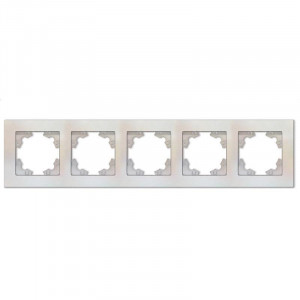 Рамка 5-м Афина универс. жемчуг A1042-OBr