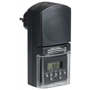 РТЭ-3 Розетка-таймер электр. 1мин 7дн 140on/off 16А IP44 ERT-10-1-16-N-01-5-44-K01