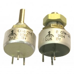 СП4-2Мб 1 А 2     2.2К, Резистор переменный подстроечный непроволочный одинарный цилиндрический однооборотный
