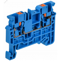 ARMAFIX Клемма пружинная CX2.5 BU 2,5мм2 проходная синяя IEK AF-CT40-00-K07-002