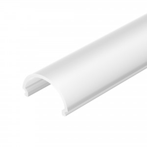 Экран SL-LINE-2011-2500 Round OPAL 020488, Круглый экран к профилю SL-LINE-2011. Длина 2500мм. Цена за 1м.  Размер профиля в сборе с экраном 20х11мм.